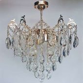 LAMPA sufitowa VEN E 1285/6 kryształowa OPRAWA plafon pałacowy crystal przezroczysty