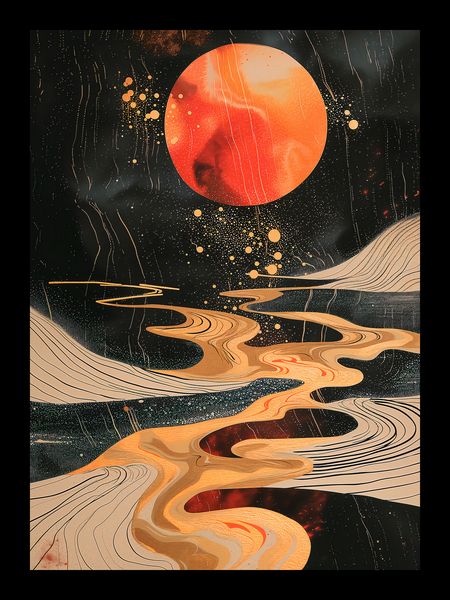 Plakat 13x18cm Planetarny Taniec zdjęcie 2