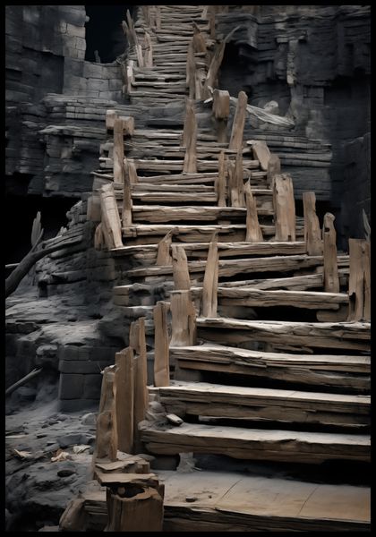 Plakat 68x98cm Schody do Nieznanego zdjęcie 2