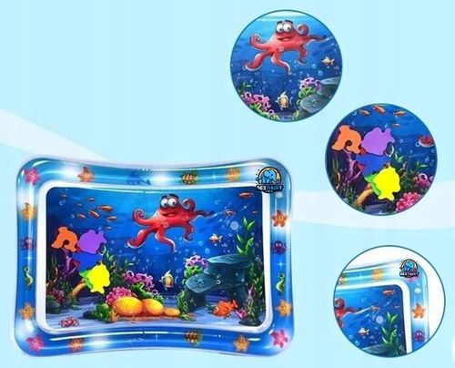 Dmuchana Mata Wodna Sensoryczna Dla Niemowląt Mata Wodna XXL 69cm na Arena.pl