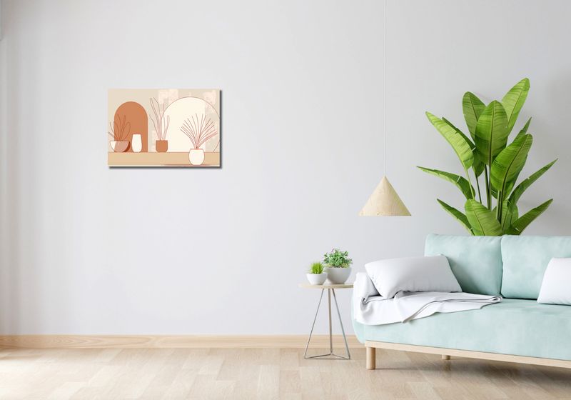 Obraz 60x40cm Widok Roślin zdjęcie 2