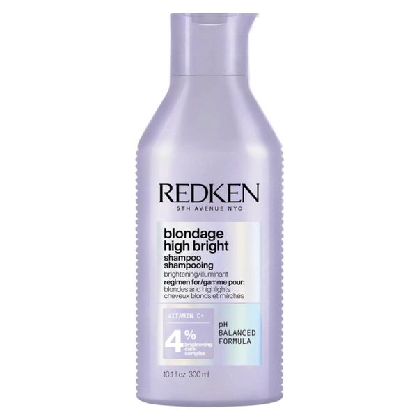 Redken Blondage High Bright szampon pielęgnujący i rozświetlający włosy blond 300ml zdjęcie 1