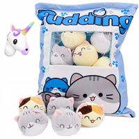 PODUSZKA PUDDING Z MASKOTKAMI DO RZUCANIA WZORY CAT