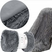 Koc narzuta włochacz 150 cm x 200 srebrny