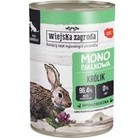 mokra karma dla psa królik 400g monobiałkowa wiejska zagroda hipoalergiczna