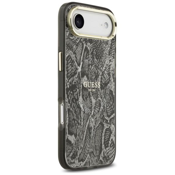 Etui Guess Python Pattern MagSafe do iPhone Air czarny zdjęcie 4
