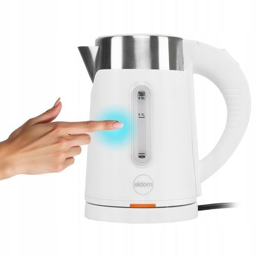 CZAJNIK ELEKTRYCZNY BEZPRZEWODOWY 0,8L BIAŁY MAŁY TURYSTYCZNY 1000 W na Arena.pl