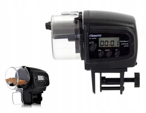 Automatyczny karmnik dla ryb LCD dozownik karmidło IDEALNY W CZASIE URLOPU na Arena.pl