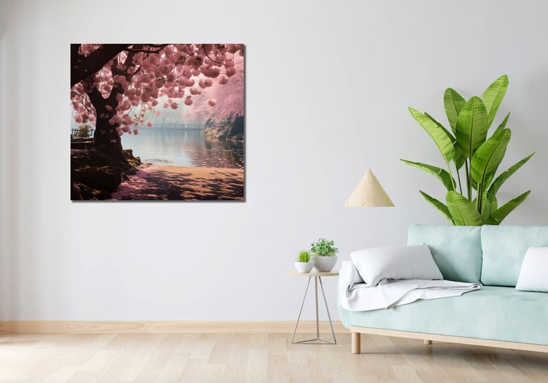 Obraz 100x90cm Spokój Sakury zdjęcie 2
