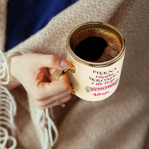 Prezent dla Synowej Kubek na Herbatę i Kawę z Osobistą Dedykacją Imienia na Arena.pl
