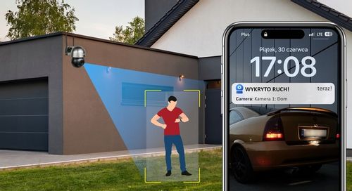 Zewnętrzna kamera WiFi PEŁNA ROZDZIELCZOŚĆ 4K ULTRA HD 8Mp SMART AUDIO 360° na Arena.pl