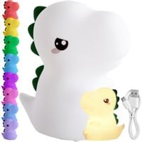 Silikonowa lampka nocna Dinozaur led rgb