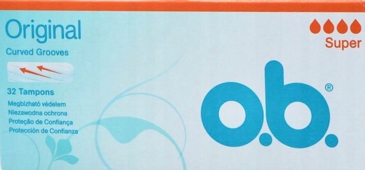 2 x OB Original Super Tampony Higieniczne 32 sztuki zdjęcie 2