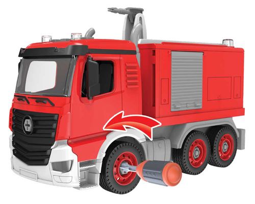 Klocki do skręcania Logis auto wóz strażacki zestaw 55 elementów na Arena.pl