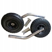 Koła slipowe do pontonu krzywe ( stal nierdzewna)