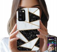 ETUI DO SAMSUNG GALAXY A41 - ELEGANCKIE MODNE WZORY CASE + SZKŁO
