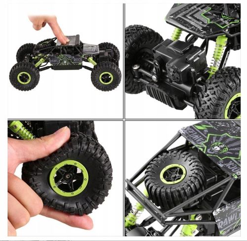 Samochód RC Auto CRAWLER 2.4GHz 4x4 ZDALNIE STEROWANY 2 x pakiet zielony na Arena.pl