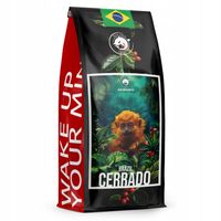 Kawa ziarnista 1kg BRAZYLIA Cerrado Świeżo Palona 100% ARABICA -Blue Orca