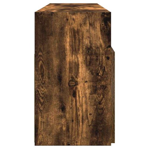 Szafka TV z oświetleniem LED, przydymiony dąb, 120x30x50 cm na Arena.pl