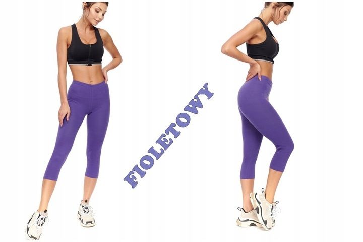 LEGGINSY GETRY 3/4 BAWEŁNIANE MIX KOLORÓW 4XL zdjęcie 3