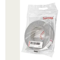 Obrzeże papierowe z klejem, na żelazko 21mm x 5m, Biały 320