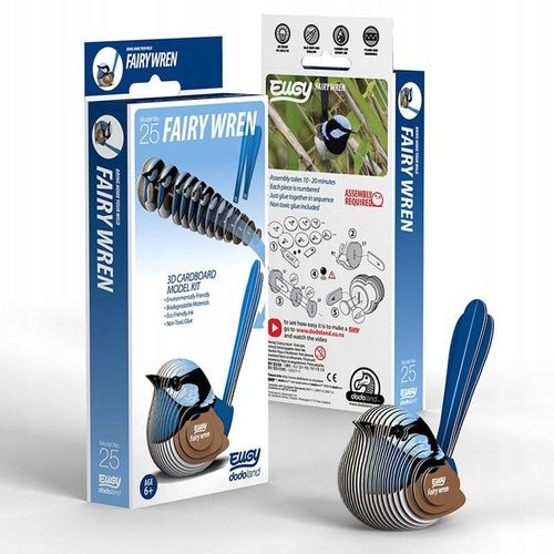 Strzyżyk Ptaszek Eugy. Eko Układanka Puzzle 3D na Arena.pl