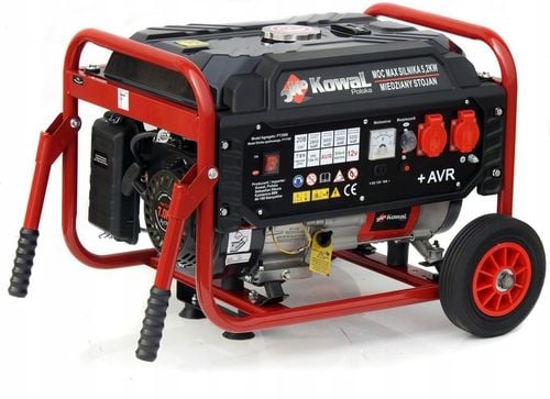 PROFESJONALNY AGREGAT PRĄDOTWÓRCZY 5,2kW KOŁA AVR+ MIEDZIANY STOJAN na Arena.pl