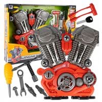 INTERAKTYWNY SILNIK DO SKRĘCANIA I ROZKRĘCANIA + NARZĘDZIA ZESTAW MECHANIKA