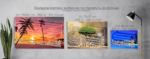 Wyjątkowo Fajna Skarbonka Na Monety z Autowypłatą Prezent Krajobrazy Widoki na Arena.pl