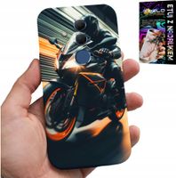 ETUI DO HUAWEI MATE 20 LITE - MOTOCYKLISTA MOTOR FAN MOTOCYKL + SZKŁO