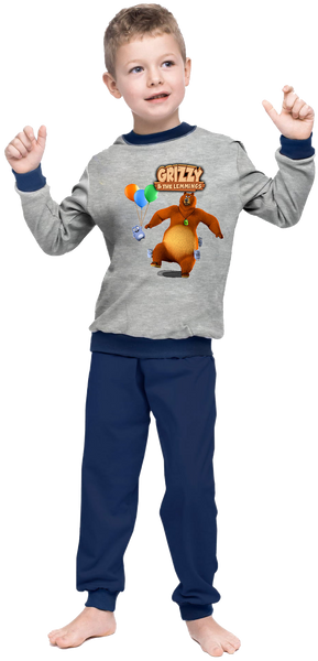 Piżama dziecięca Grizzy i Lemingi zdjęcie 2