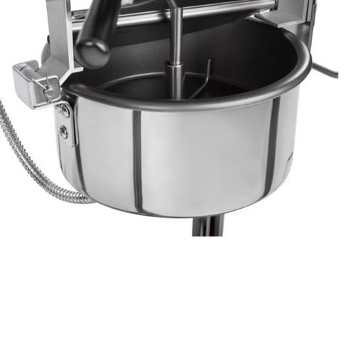 Profesjonalna wydajna maszyna do popcornu nastawna 230V 1.6kW czarna na Arena.pl