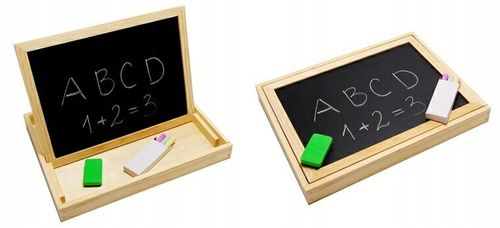 EDUKACYJNA DUŻA TABLICA MAGNETYCZNA KREDOWA na Arena.pl