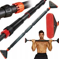 SOLIDNY DRĄŻEK ROZPOROWY DO PODCIĄGANIA ĆWICZEŃ SIŁOWNIA REGULOWANY 180 KG