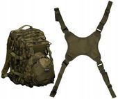 Uchwyt na Hełm Kask Ochronny karimatę śpiwór Noszak na Plecak Mil-Tec