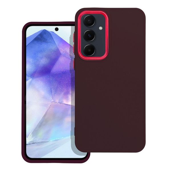 Futerał FRAME do SAMSUNG A55 5G fioletowy zdjęcie 1