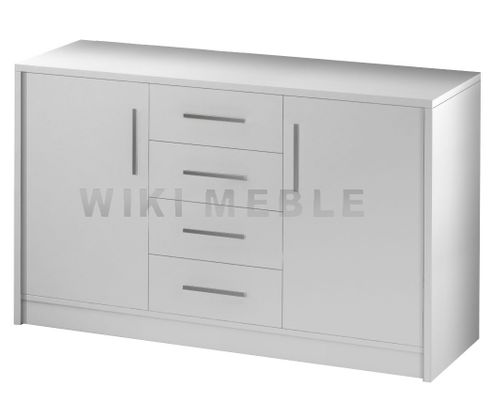 Komoda GENEWA 140 (2) 2D4SZ -biała na Arena.pl