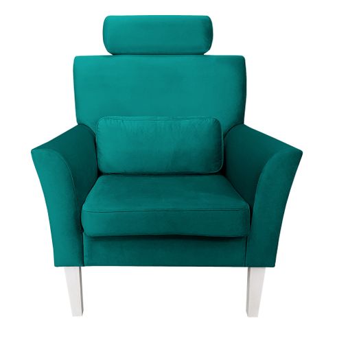 Fotel DENVER nogi białe MG20 na Arena.pl