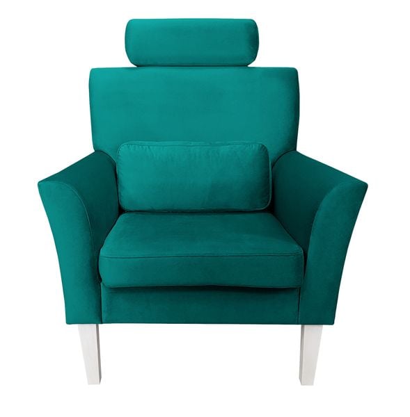 Fotel DENVER nogi białe MG20 zdjęcie 3