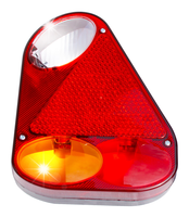 Lampa przyczepki lawety lampy tylna trójkątne FT-77 Prawa światło cofania