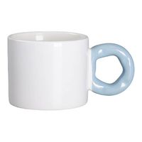 Kubek 280 ml z uszkiem w kształcie pączka do sublimacji - niebieski