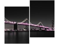 80X70CM OBRAZ PANORAMA MOSTU SAN FRANCISCO DUO OBRAZ