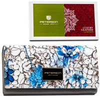 portfel damski skórzany ptn ph22-lfl-6950 blue