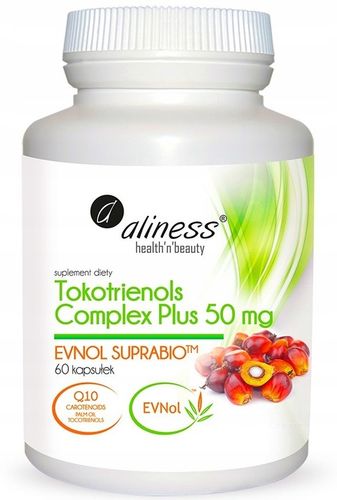 Aliness Tokotrienols Complex PLUS TOKOTRIENOLE Wit E ANTYOKSYDANT Wzrok 60k na Arena.pl