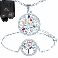 Biżuteria Srebrna Drzewo Życia Szczęścia Prezent Dziewczyny Córki Żony Mamy