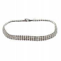 Elegancka bransoletka srebrna ślub cyrkonie