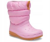 Crocs Śniegowce Dziecięce Buty Zimowe Classic Neo Puff 207683 Boot 23-24