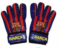 RĘKAWICE BRAMKARSKIE DLA DZIECI JUNIOR DZIECIĘCE ROZMIAR 4 BARCELONA 19 cm