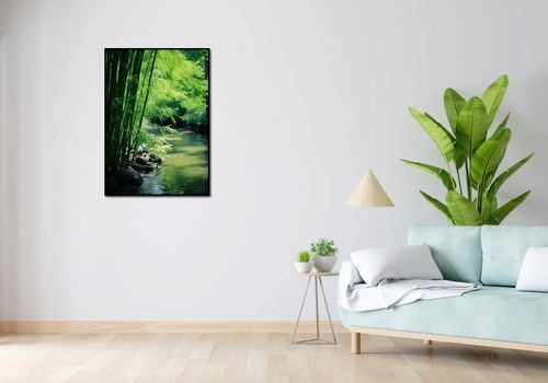 Plakat 64x90cm Spokój Bambusów na Arena.pl