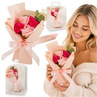 Bukiet mydlany Flowerbox w pudełku z pachnącymi kwiatami mydlanymi B-3167